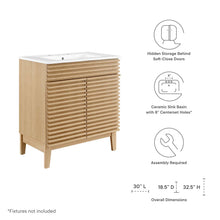 Load image into Gallery viewer, Render 30&quot; Bathroom Vanity Cabinet by Modway
