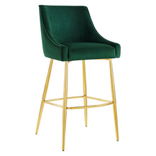 Load image into Gallery viewer, Discern Performance Velvet Bar Stool by Modway
