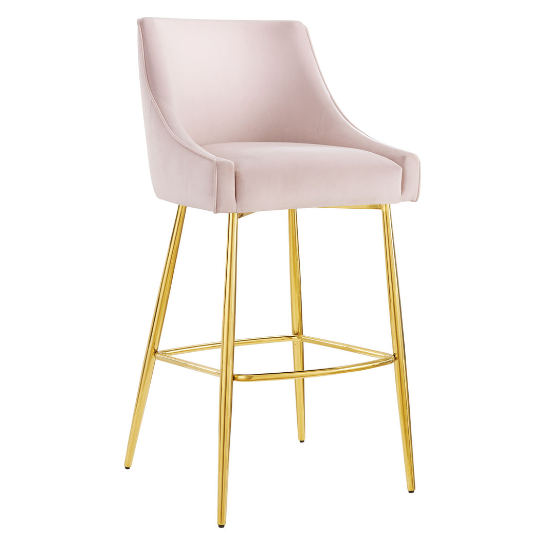 Discern Performance Velvet Bar Stool by Modway