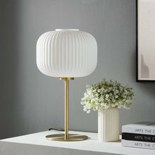 Load image into Gallery viewer, Reprise Glass Sphere Glass and Metal Table Lamp by Modway
