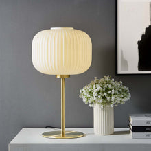 Load image into Gallery viewer, Reprise Glass Sphere Glass and Metal Table Lamp by Modway
