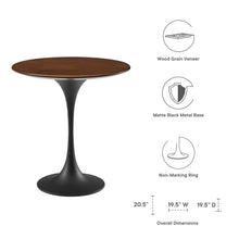 Load image into Gallery viewer, Lippa 20&quot; Round Wood Grain Side Table by Modway
