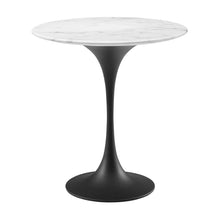 Load image into Gallery viewer, Lippa 20&quot; Round Artificial Marble Side Table by Modway
