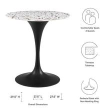 Load image into Gallery viewer, Lippa 28&quot; Round Terrazzo Dining Table by Modway
