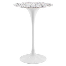 Load image into Gallery viewer, Lippa 28&quot; Round Terrazzo Bar Table by Modway
