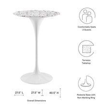 Load image into Gallery viewer, Lippa 28&quot; Round Terrazzo Bar Table by Modway
