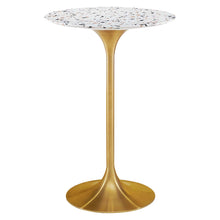 Load image into Gallery viewer, Lippa 28&quot; Round Terrazzo Bar Table by Modway
