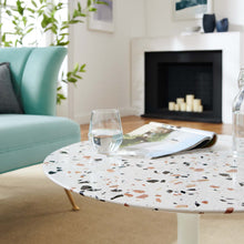 Load image into Gallery viewer, Lippa 28&quot; Round Terrazzo Coffee Table by Modway
