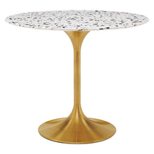 Load image into Gallery viewer, Lippa 36&quot; Round Terrazzo Dining Table by Modway
