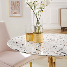 Load image into Gallery viewer, Verne 36&quot; Round Terrazzo Dining Table by Modway
