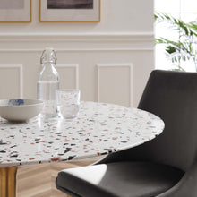 Load image into Gallery viewer, Lippa 40&quot; Round Terrazzo Dining Table by Modway
