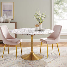 Load image into Gallery viewer, Lippa 48&quot; Round Terrazzo Dining Table by Modway
