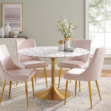 Load image into Gallery viewer, Lippa 48&quot; Round Terrazzo Dining Table by Modway
