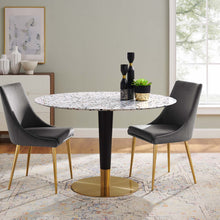 Load image into Gallery viewer, Zinque 47&quot; Round Terrazzo Dining Table by Modway
