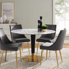 Load image into Gallery viewer, Zinque 47&quot; Round Terrazzo Dining Table by Modway
