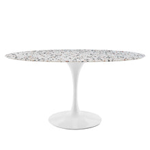 Load image into Gallery viewer, Lippa 60&quot; Oval Terrazzo Dining Table by Modway
