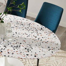 Load image into Gallery viewer, Lippa 60&quot; Oval Terrazzo Dining Table by Modway
