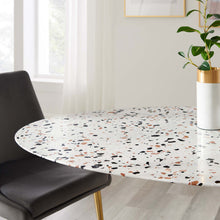 Load image into Gallery viewer, Lippa 60&quot; Oval Terrazzo Dining Table by Modway
