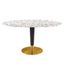 Load image into Gallery viewer, Zinque 60&quot; Oval Terrazzo Dining Table by Modway
