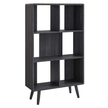 Load image into Gallery viewer, Transmit 5 Shelf Wood Grain Bookcase by Modway
