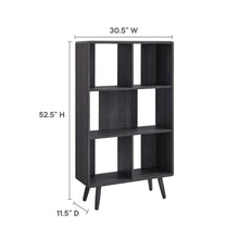 Load image into Gallery viewer, Transmit 5 Shelf Wood Grain Bookcase by Modway
