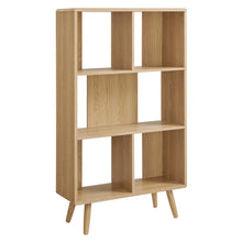 Load image into Gallery viewer, Transmit 5 Shelf Wood Grain Bookcase by Modway
