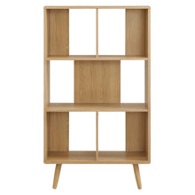 Load image into Gallery viewer, Transmit 5 Shelf Wood Grain Bookcase by Modway
