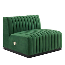 Load image into Gallery viewer, Conjure 4-Piece Channel Tufted Performance Velvet Sectional by Modway
