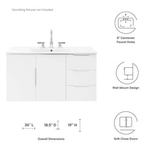 Load image into Gallery viewer, Vitality 36&quot; Bathroom Vanity by Modway
