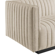 Load image into Gallery viewer, Conjure 5-Piece Channel Tufted Upholstered Fabric L-Shaped Sectional by Modway
