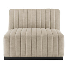 Load image into Gallery viewer, Conjure 5-Piece Channel Tufted Upholstered Fabric L-Shaped Sectional by Modway
