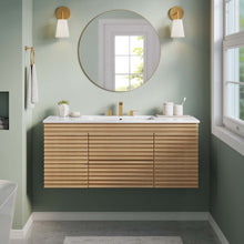 Load image into Gallery viewer, Render 48&quot; Wall-Mount Bathroom Vanity by Modway
