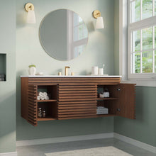 Load image into Gallery viewer, Render 48&quot; Wall-Mount Bathroom Vanity by Modway
