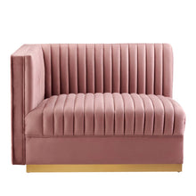 Load image into Gallery viewer, Sanguine 4-Piece Channel Tufted Performance Velvet Modular Sectional Sofa by Modway
