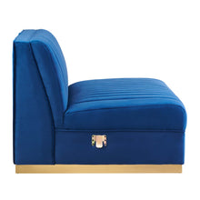 Load image into Gallery viewer, Sanguine 5-Piece Channel Tufted Performance Velvet Left-Facing Modular Sectional Sofa by Modway
