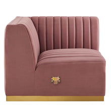 Load image into Gallery viewer, Conjure 5-Piece Channel Tufted Performance Velvet Sectional by Modway
