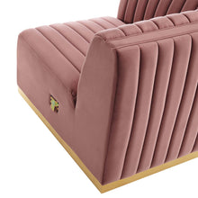 Load image into Gallery viewer, Conjure 6-Piece Channel Tufted Performance Velvet U-Shaped Sectional by Modway
