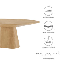 Load image into Gallery viewer, Provision 75&quot; Oval Dining Table by Modway
