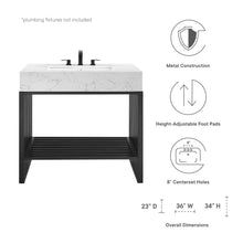 Load image into Gallery viewer, Gridiron 36&quot; Bathroom Vanity by Modway
