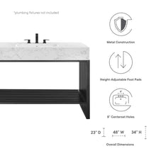 Load image into Gallery viewer, Gridiron 48&quot; Bathroom Vanity by Modway
