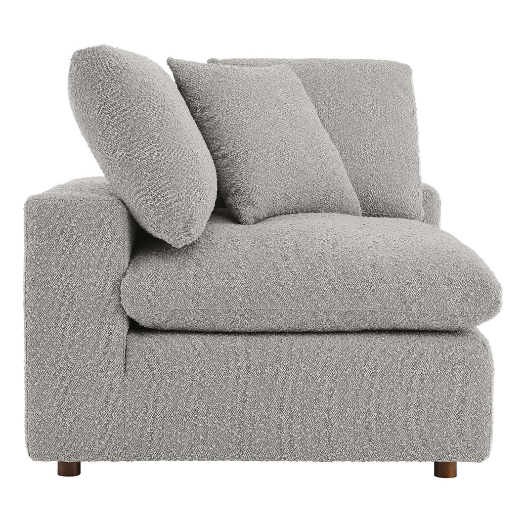 Commix Down Filled Overstuffed Boucle Fabric Corner Chair by Modway