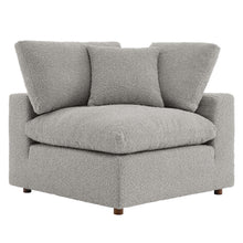 Load image into Gallery viewer, Commix Down Filled Overstuffed Boucle Fabric Corner Chair by Modway
