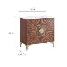 Load image into Gallery viewer, Daylight 36&quot; Bathroom Vanity by Modway
