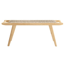 Load image into Gallery viewer, Saoirse 47&quot; Wove Rope Wood Bench by Modway
