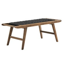 Load image into Gallery viewer, Saoirse 47&quot; Wove Rope Wood Bench by Modway
