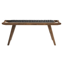 Load image into Gallery viewer, Saoirse 47&quot; Wove Rope Wood Bench by Modway
