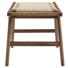 Load image into Gallery viewer, Saoirse 47&quot; Wove Rope Wood Bench by Modway
