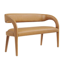 Load image into Gallery viewer, Pinnacle Vegan Leather Accent Bench by Modway
