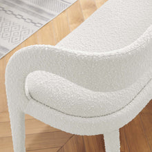 Load image into Gallery viewer, Pinnacle Boucle Fabric Accent Bench by Modway
