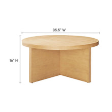 Load image into Gallery viewer, Silas Round Wood Coffee Table by Modway
